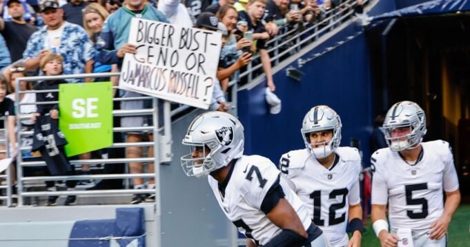 Geno Smith在西雅圖返回球迷中看到了一個淫穢的手勢