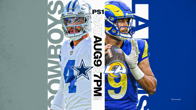 如何看牛仔隊VS RAMS：直播NFL季前賽，電視頻道