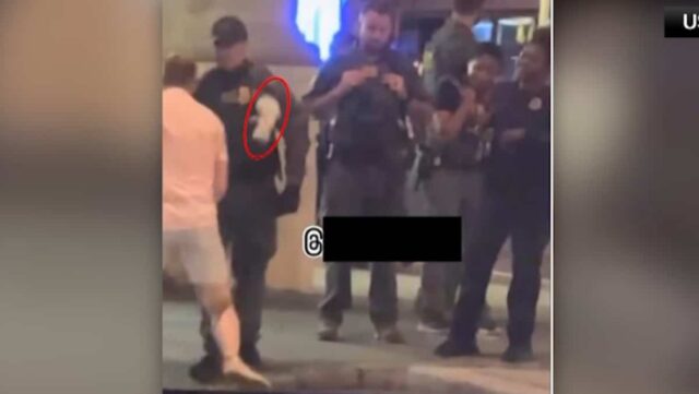 一個向特朗普部署的警察發射三明治的人,該人被指控很少犯罪 一個向特朗普部署的警察發射三明治的人,該人被指控很少犯罪
