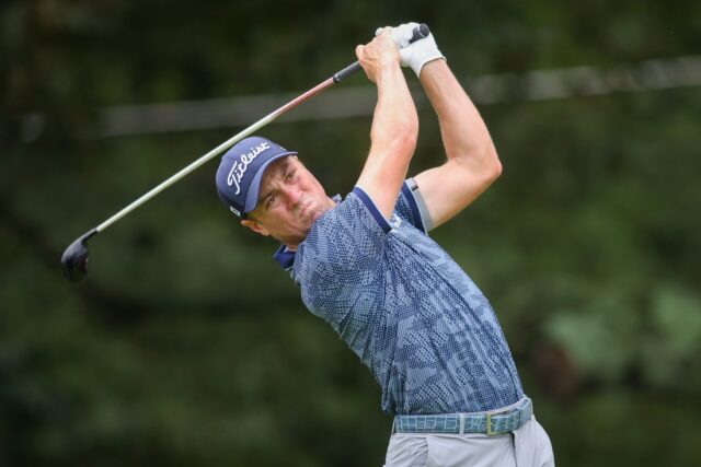賈斯汀·托馬斯(Justin Thomas),科林·莫里卡瓦(Colin Moricawa)6騎手杯隊長 賈斯汀·托馬斯(Justin Thomas),科林·莫里卡瓦(Colin Moricawa)6騎手杯隊長