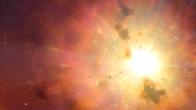 非常檢測到超級nayo。科學家剛剛發現了它們爆炸後的好幾個小時。
