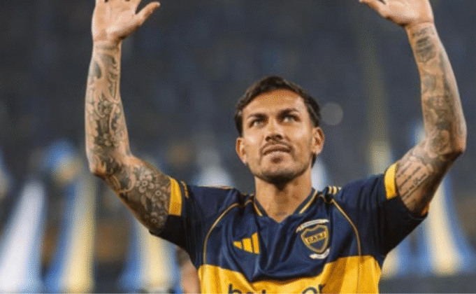 Leandro的前提，在Boca vs Banfield Boca Juniors勝利之後