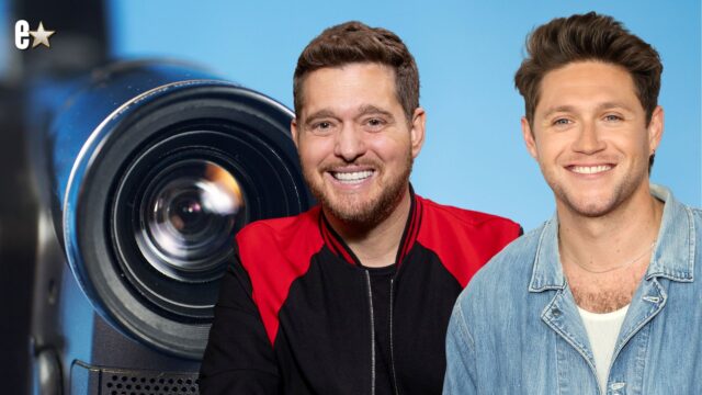 MichaelBubblé和Niall Horan熱鬧地打斷了電視明星的自拍照視頻 MichaelBubblé和Niall Horan熱鬧地打斷了電視明星的自拍照視頻