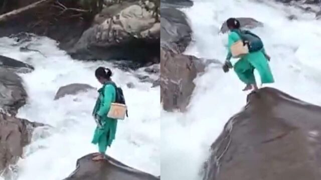 喜馬al爾護士冒著生命的風險，跳過假髮為新嬰兒接種疫苗：“我擔心孩子” |病毒視頻