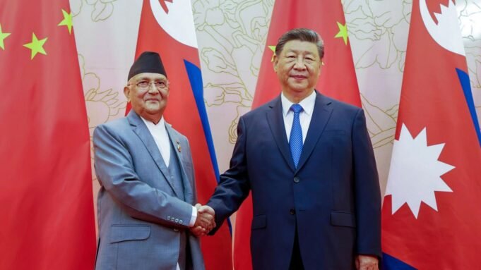 尼泊爾總理奧利（Nepal Oli）提出異議，以與XI Jinping會議上的商業道路交易印度 – 中國交易