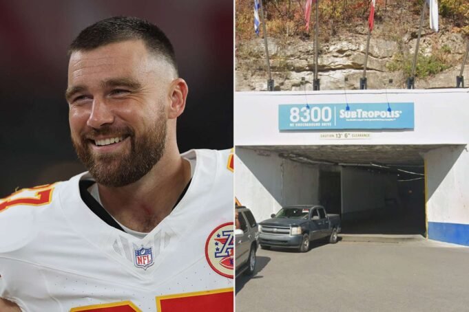 特拉維斯·凱爾斯（Travis Kelce）在150英尺以下的洞穴中的秘密檔案（獨家）