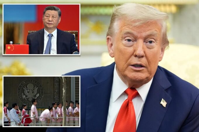 特朗普授權600,000名中國學生向我們進行商業討論，並與中國進行商業討論