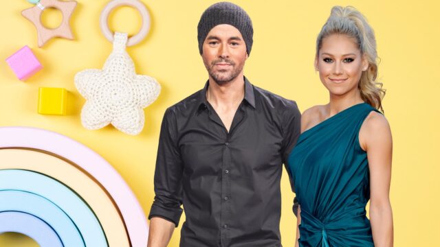安娜·庫爾尼科娃（Anna Kournikova）和恩里克·伊格萊西亞斯（Enrique Iglesias）等待臥室嬰兒