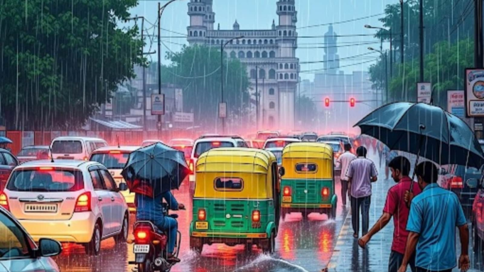 海得拉巴警告大雨：IMD警告強烈淋浴，含水和預期交通 – 檢查期望