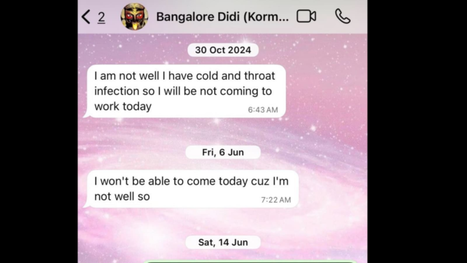 Bangaluru婦女下降了離開“專業”女僕的信;互聯網互動:“北印度的女僕沒有到達” Bangaluru婦女下降了離開“專業”女僕的信;互聯網互動:“北印度的女僕沒有到達”