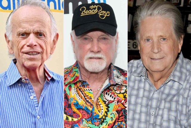 Al Jardine Smalls Beach Boys樂隊成員Mike Love在Brian Wilson的葬禮上的演講 Al Jardine Smalls Beach Boys樂隊成員Mike Love在Brian Wilson的葬禮上的演講