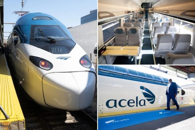 Amtrak揭示了Nextgen Acela-火車“高級騎行”,可以以160 mph的速度行駛 Amtrak揭示了Nextgen Acela-火車“高級騎行”,可以以160 mph的速度行駛