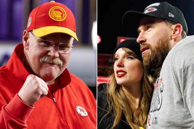安迪·里德·泰勒·斯威夫特（Andy Reid Taylor Swift）和特拉維斯·凱爾斯（Travis Kelce）對參與的消息做出了反應