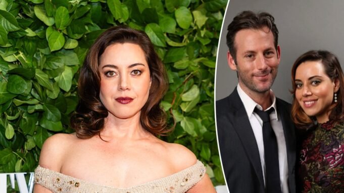 奧布里廣場(Aubrey Plaza)正在艾米(Amy)播客的播客中討論悲劇的丈夫 奧布里廣場(Aubrey Plaza)正在艾米(Amy)播客的播客中討論悲劇的丈夫
