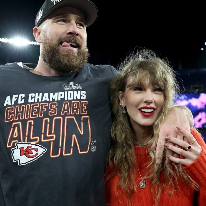 特拉維斯·凱爾斯（Travis Kelce）的泰勒·斯威夫特（Taylor Swift