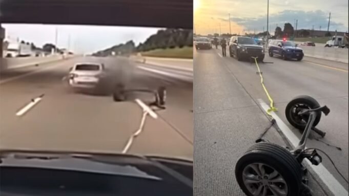他們從警察那裡逃脫了，用設備凍結了他們，失去了整個後火車