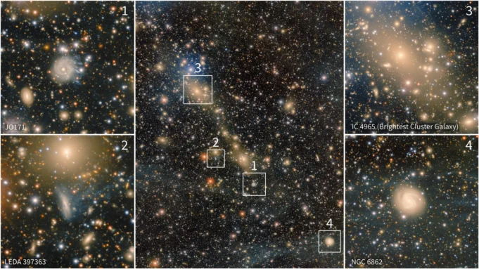 星星的“橋”揭示了兩個往往彼此撕裂的大星系。 星星的“橋”揭示了兩個往往彼此撕裂的大星系。