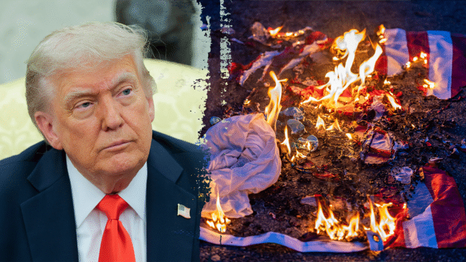 特朗普(Trump)是燃燒的旗幟,開始了在線保守言論自由的辯論 特朗普(Trump)是燃燒的旗幟,開始了在線保守言論自由的辯論