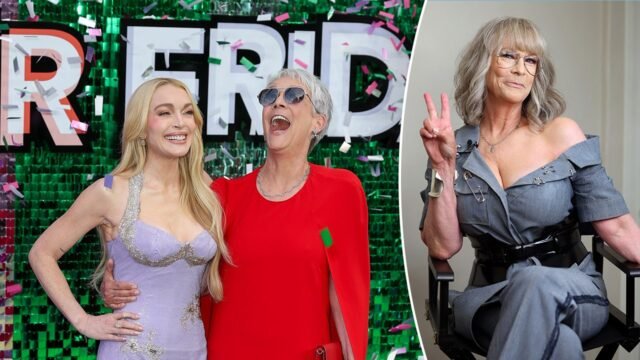 傑米·李·柯蒂斯（Jamie Lee Curtis）根據低矮的“怪胎星期五”服裝引起了人們的關注