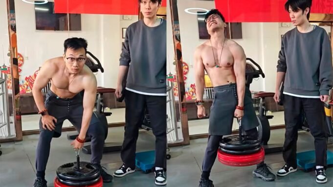 不尋常的世界紀錄:一個男人用一根手指飼養超過144公斤 不尋常的世界紀錄:一個男人用一根手指飼養超過144公斤