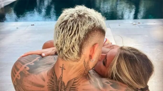 毛羅·伊卡迪（Mauro Icardi）和中國蘇亞雷斯（Suarez）的形象，他們點燃了懷孕的謠言