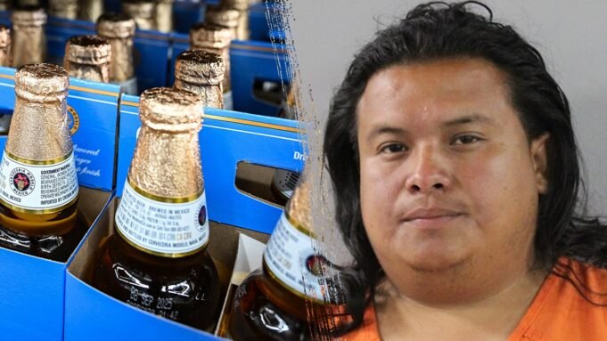 非法的移民面對佛羅里達州的葡萄酒中的強化指控,處於醉酒和奔跑狀態 非法的移民面對佛羅里達州的葡萄酒中的強化指控,處於醉酒和奔跑狀態