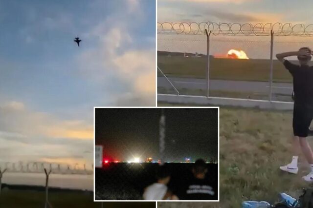 波蘭空軍飛行員在空氣排練期間壓碎F-16噴氣式飛機後被殺死