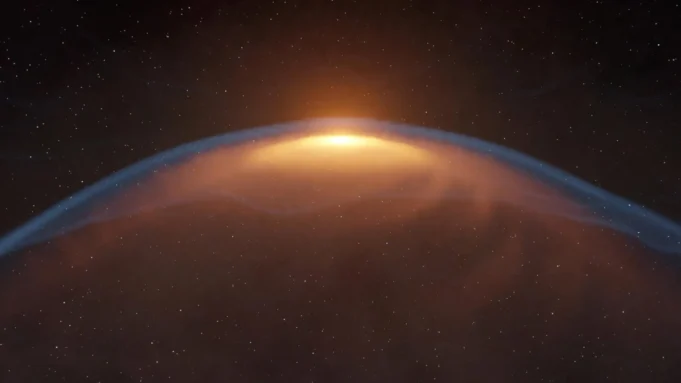 嬰兒星星射擊飛機，然後被輻射摧毀。