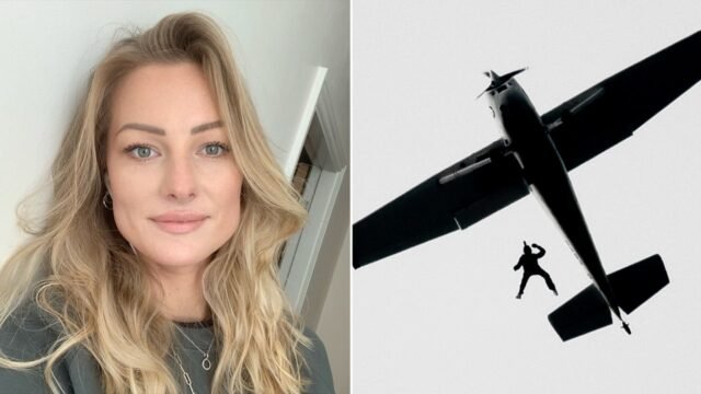 英國跳傘運動員Z Dammere故意跳入他的死亡之後分手 英國跳傘運動員Z Dammere故意跳入他的死亡之後分手