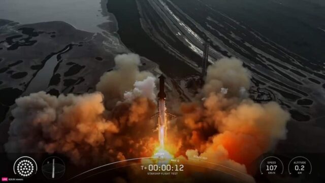 經過一系列黑色的爆炸,埃隆·面具的Megafusi星際飛船成功地簽署了回報 經過一系列黑色的爆炸,埃隆·面具的Megafusi星際飛船成功地簽署了回報