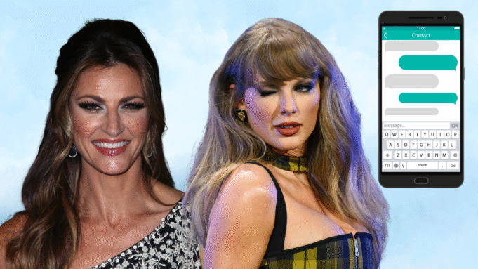 艾琳·安德魯斯(Erin Andrews)發短信給泰勒·斯威夫特(Taylor Swift) 艾琳·安德魯斯(Erin Andrews)發短信給泰勒·斯威夫特(Taylor Swift)