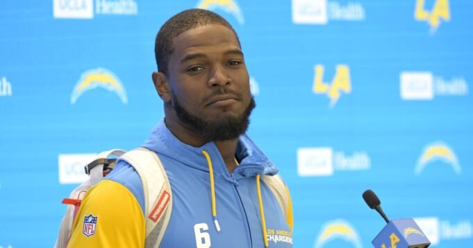 Chargers Denzel Perryman因犯罪武器的指控而被捕 Chargers Denzel Perryman因犯罪武器的指控而被捕