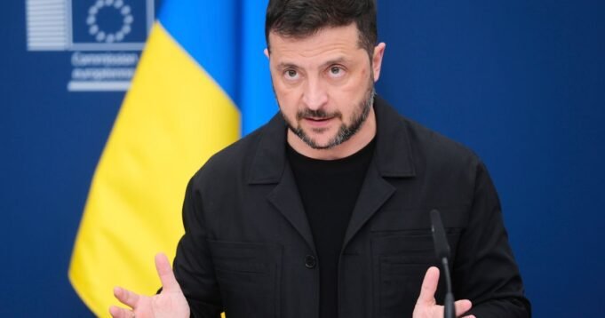 Zelenskyy帶來歐洲的主要領導人,通過結束俄羅斯戰爭來與特朗普見面 Zelenskyy帶來歐洲的主要領導人,通過結束俄羅斯戰爭來與特朗普見面