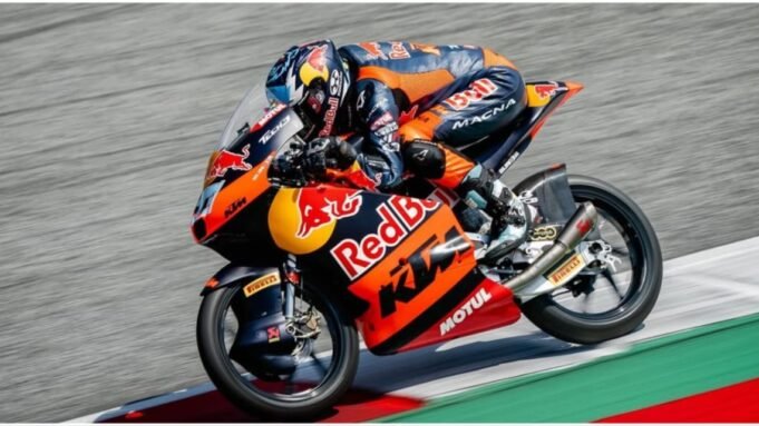 情人佩林（Valentine Perin）在17歲時以他在Moto 3的第一杆位置創造了歷史