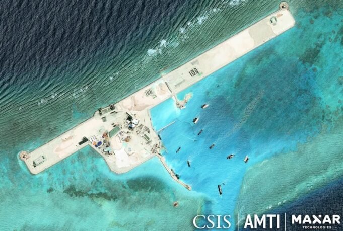 新的衛星圖像揭示了南中國海更多人造島嶼
