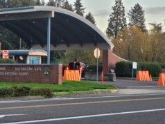 報告:加州國民警衛隊部隊離開波特蘭