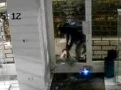 都靈斯普利特,竊賊從 Unitech 商店偷竊的視頻