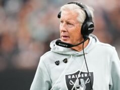 亞足聯西區教練的偉大推動著突襲者隊皮特·卡羅爾