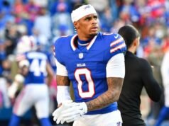 資料來源:比爾隊的基恩·科爾曼在缺席比賽后恢復健康