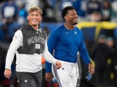 巨人隊四分衛傑克遜在對陣包裝工隊的比賽中衝出;杰梅斯·溫斯頓首發