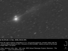 11 月 16 日,通過免費望遠鏡直播觀看星際彗星 3I/ATLAS 加速遠離太陽。