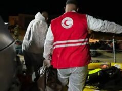 紅新月會稱,兩艘移民船在利比亞海岸相撞,造成至少四人死亡