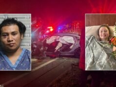 非法移民攜帶 4 枚炸彈,據稱在酒精影響下與護士相撞,而治安官批評政權