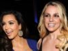 布蘭妮·斯皮爾斯 (Britney Spears) 在罕見的照片中與金·卡戴珊 (Kim Kardashian) 爬上床