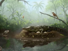 5500萬年前的化石揭示了從樹上掉下來的奇怪鱷魚