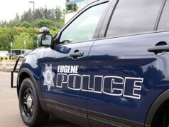 尤金比賽日,警察在交通中追逐,一名司機被捕,一名警員受傷