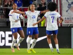 凱特·馬卡里奧 (Kate Macario) 幫助美國女足在一場友誼賽中戰勝了意大利