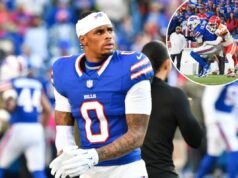 比爾隊在缺席比賽后讓凱文·科爾曼恢復健康