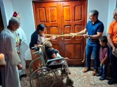 席爾瓦·尼德爾 (Silva Nieder) 和紅衣主教博卡利奇 (Cardinal Bocalic) 為新法蘭西聖查爾斯·博羅梅奧教堂 (Church of St. Charles Borromeo) 揭幕