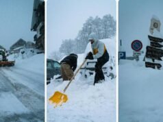 Prato Nevoso,暴風雪:超過一米(視頻)